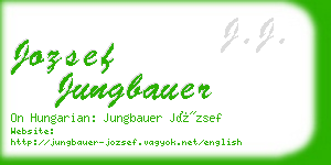 jozsef jungbauer business card